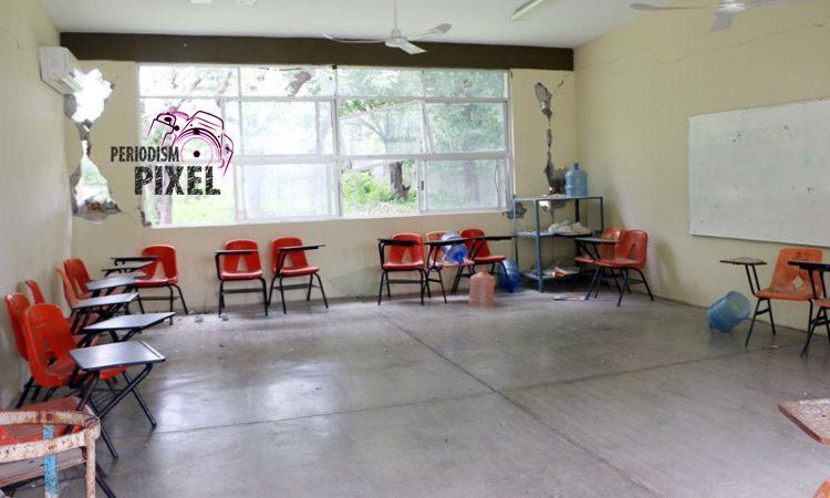 Continuan alumnos del istmo sin clases ante afectaciones en escuelas de 41 municipios