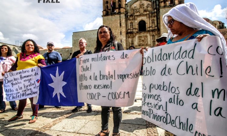 Protesta Chile - Oaxaca